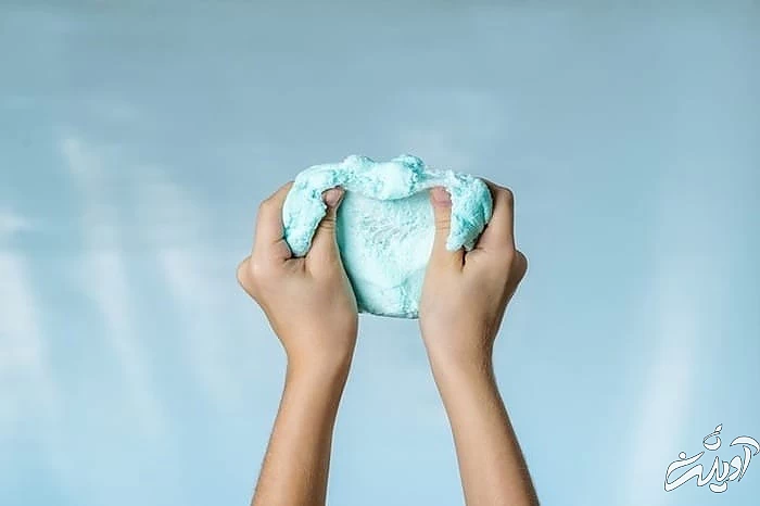 خمیر اسلایم سفت شده